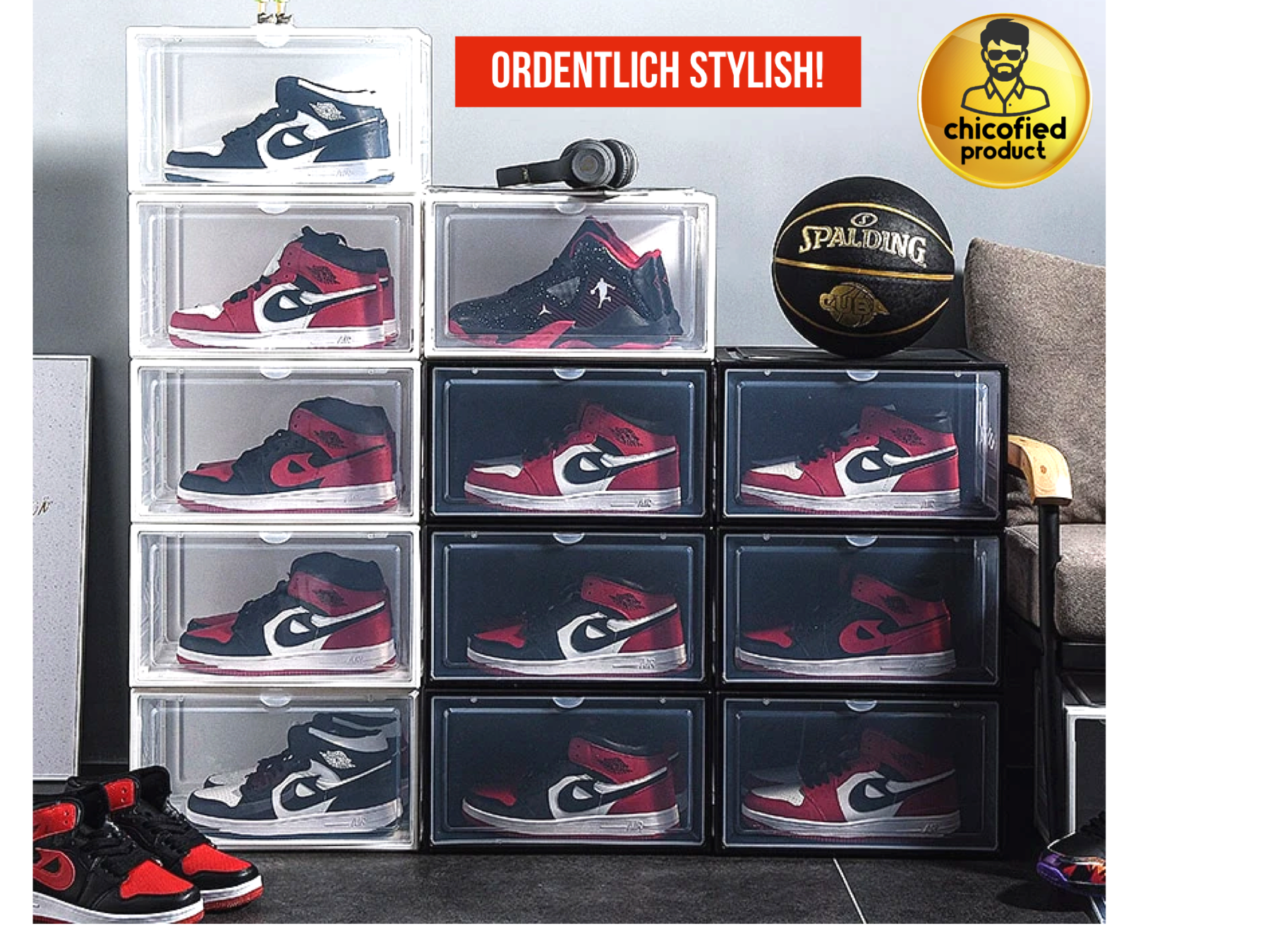 Sneaker Box - Showroom für all eure coolen Schuhe (2er-Pack)